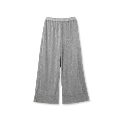 【ＷＥＢ限定】シアーラメプリーツパンツ≪洗濯機で洗える≫