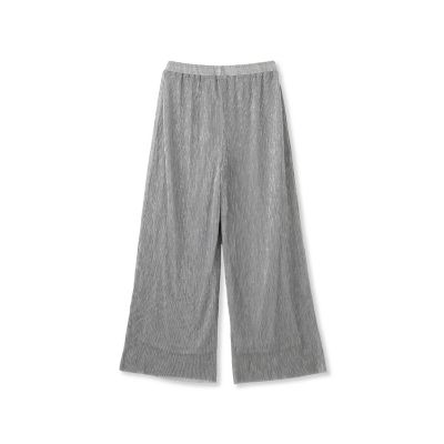 【ＷＥＢ限定】シアーラメプリーツパンツ≪洗濯機で洗える≫