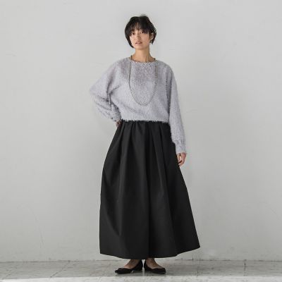 タックボリュームキュロットパンツ≪洗濯機で洗える≫