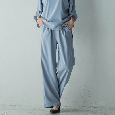 イージーワイドパンツ≪洗濯機で洗える≫