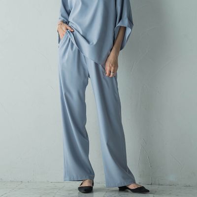 イージーワイドパンツ≪洗濯機で洗える≫