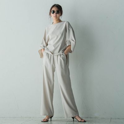 イージーワイドパンツ≪洗濯機で洗える≫