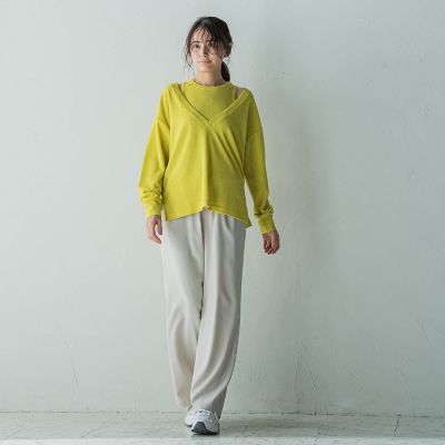 イージーワイドパンツ≪洗濯機で洗える≫