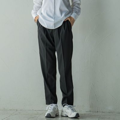 ストレッチテーパードパンツ≪手洗い可能≫