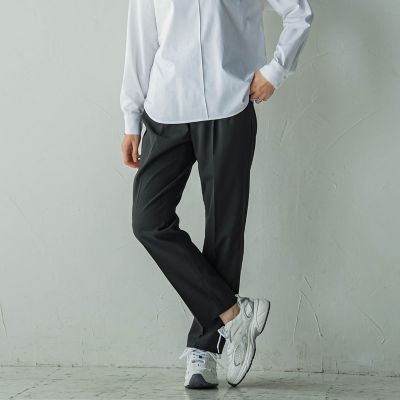 ストレッチテーパードパンツ≪手洗い可能≫