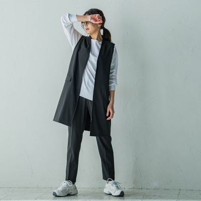 ストレッチテーパードパンツ≪手洗い可能≫
