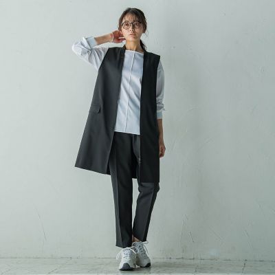ストレッチテーパードパンツ≪手洗い可能≫