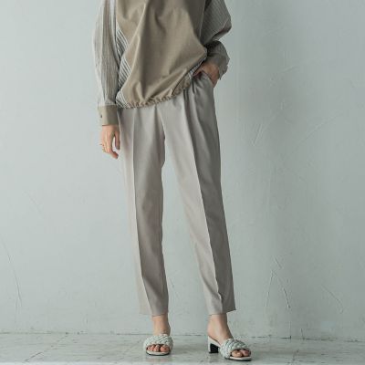 ストレッチテーパードパンツ≪手洗い可能≫