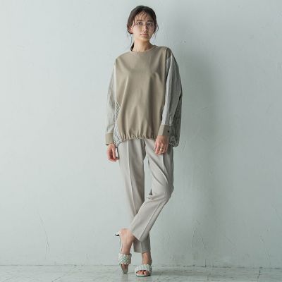 ストレッチテーパードパンツ≪手洗い可能≫