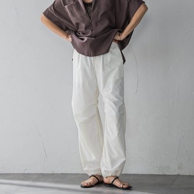撥水サイドラインパラシュートパンツ≪手洗い可能≫