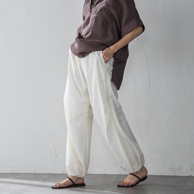 撥水サイドラインパラシュートパンツ≪手洗い可能≫