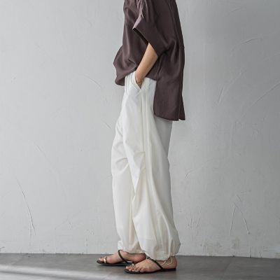 撥水サイドラインパラシュートパンツ≪手洗い可能≫
