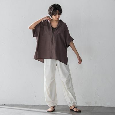 撥水サイドラインパラシュートパンツ≪手洗い可能≫