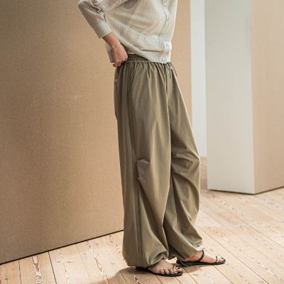 撥水サイドラインパラシュートパンツ≪手洗い可能≫