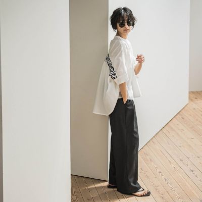 タンブラーブッチャーイージーワイドパンツ≪手洗い可能　／　セットアップ対応≫