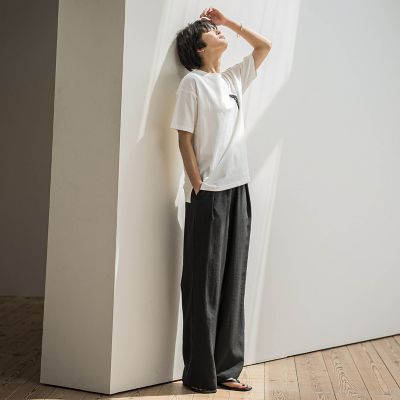 タンブラーブッチャーイージーワイドパンツ≪手洗い可能　／　セットアップ対応≫