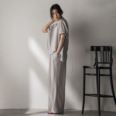 【新色追加】イージーワイドパンツ≪手洗い可能　／　セットアップ対応≫