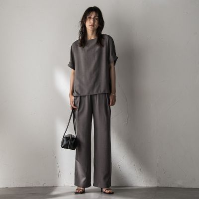 【新色追加】イージーワイドパンツ≪手洗い可能　／　セットアップ対応≫