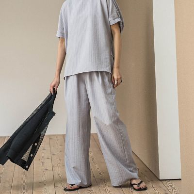タンブラーブッチャーイージーワイドパンツ≪手洗い可能　／　セットアップ対応≫