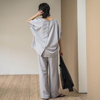 タンブラーブッチャーイージーワイドパンツ≪手洗い可能　／　セットアップ対応≫