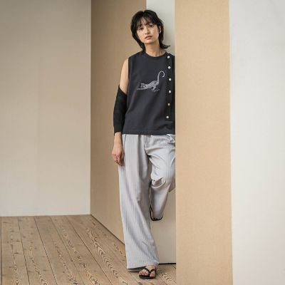 タンブラーブッチャーイージーワイドパンツ≪手洗い可能　／　セットアップ対応≫