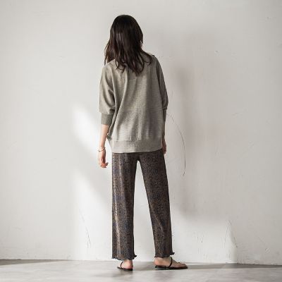【ＷＥＢ限定】オリエンタル柄クリスタルプリーツパンツ≪手洗い可能≫