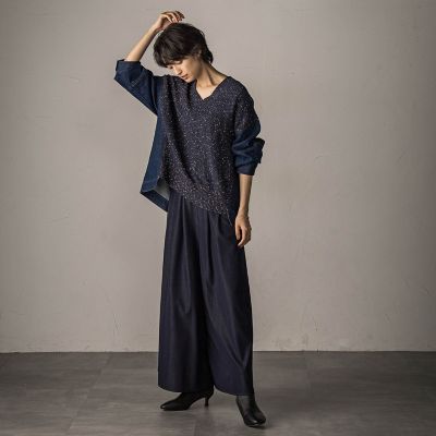 新色追加】フレアヘムキュロットパンツ≪洗濯機で洗える≫ | MAYSON