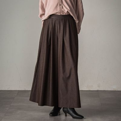 新色追加】フレアヘムキュロットパンツ≪洗濯機で洗える≫ | MAYSON