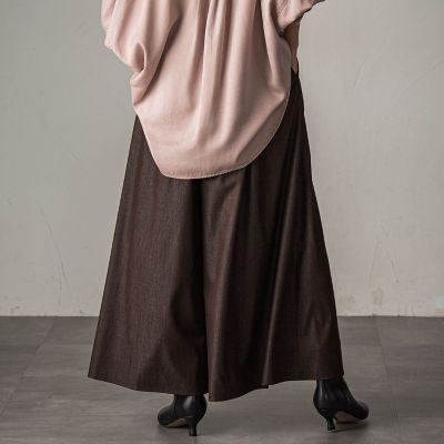 新色追加】フレアヘムキュロットパンツ≪洗濯機で洗える≫ | MAYSON