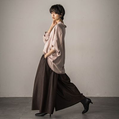 新色追加】フレアヘムキュロットパンツ≪洗濯機で洗える≫ | MAYSON