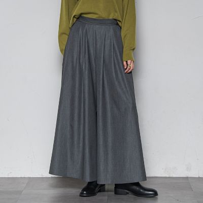 MAYSON GREY（Women）/メイソングレイ フレアヘムキュロットパンツ&#8810;洗濯機で洗える&#8811; 20チャコールグレー パンツ・ズボン【三越伊勢丹/公式】