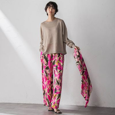 IPEKERフラワープリントイージーワイドパンツ | MAYSON GREY