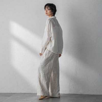 ボタニカル刺繍イージーワイドパンツ | MAYSON GREY (Women)/メイソン