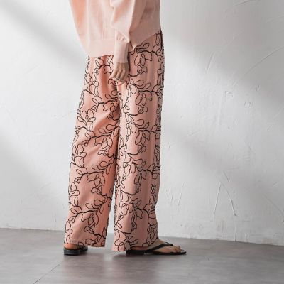 ボタニカル刺繍イージーワイドパンツ | MAYSON GREY (Women)/メイソン