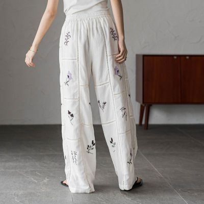 40周年限定】パッチワーク刺繍イージーワイドパンツ | MAYSON GREY
