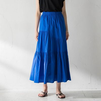 ＜MAYSON GREY（Women）＞【ＷＥＢ限定カラーあり】ランダムティアードスカート≪洗濯機で洗える≫