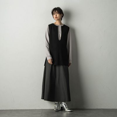 ドロストギャザースカート