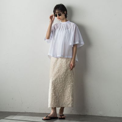 ツッキリジャカードIラインスカート≪手洗い可能／セットアップ