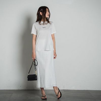 スクエアレースナロースカート≪手洗い可能≫
