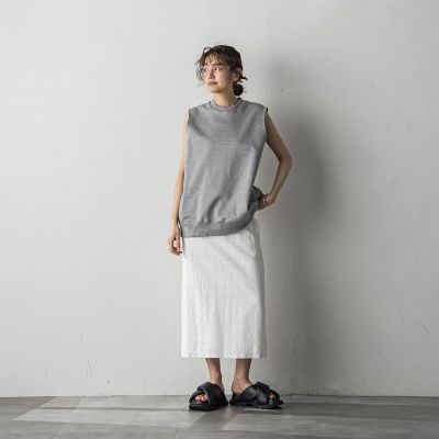 スクエアレースナロースカート≪手洗い可能≫