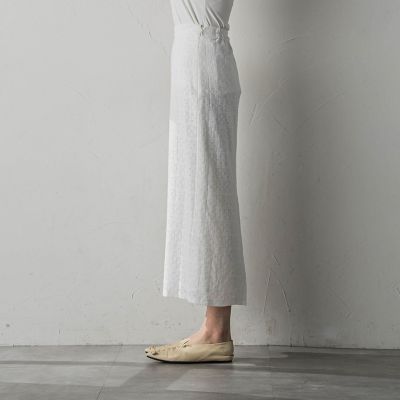スクエアレースナロースカート≪手洗い可能≫