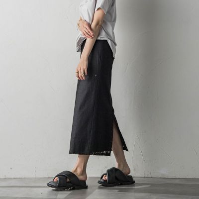 スクエアレースナロースカート≪手洗い可能≫