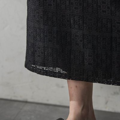 スクエアレースナロースカート≪手洗い可能≫