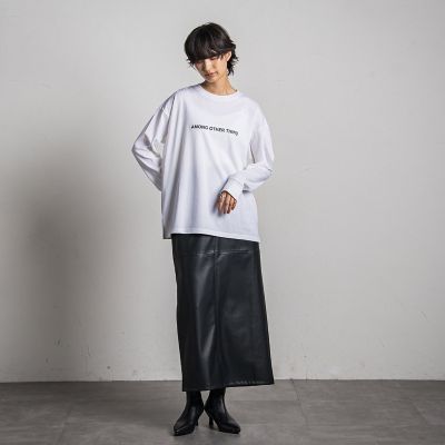 ストレッチレザーライクIラインスカート | MAYSON GREY（Women