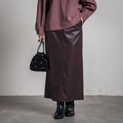 【今季新作☆新品同様】メイソングレイ モノトーン柄 ストレッチカルゼスカート 2024ss極美品✨️メイソングレイ モノトーン柄 ストレッチカルゼ