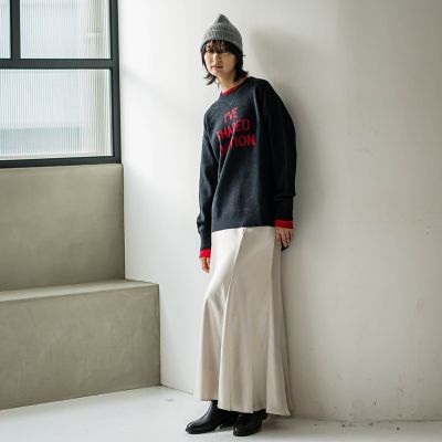 【カタログ掲載】ビンテージサテンナロースカート≪洗濯機で洗える≫