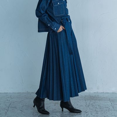 フリースブーツカットデニムパンツ - MAYBINS | 60% - アジア