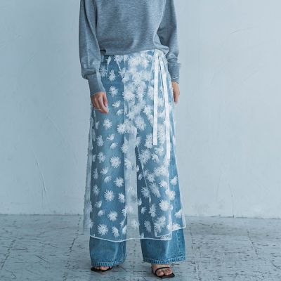 チュールフラワーラップスカート | MAYSON GREY（Women