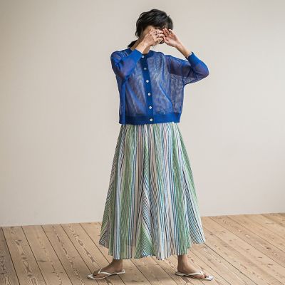 コットンボイル２ＷＡＹエアリーギャザースカート≪手洗い可能≫
