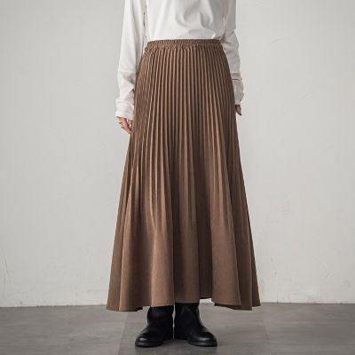 ジーフォア セットアップ モックネックノースリーブ M プリーツスカート S スウェードライク消しプリーツスカート≪セットアップ対応≫ | MAYSON